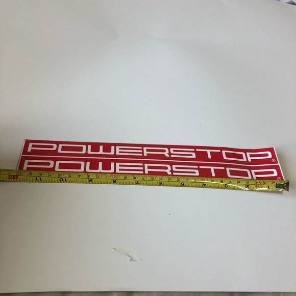 PowerStop Red Decal Stickers - Picture 4 of 8